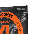 Струни для електрогітари D`ADDARIO ECG23 XL CHROMES EXTRA LIGHT (10-48), фото 5
