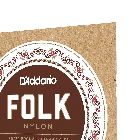 Струни для акустичної/класичної гітари D`ADDARIO EJ33 FOLK NYLON 80/20 BRONZE BALL END CLEAR TREBLE, фото 5