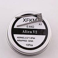Комплект спиралей XFKM Alien V2 A1 0.44 Ом (AJ_0XFa09)