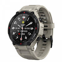 Спортивные черные мужские умные часы Modfit Ranger, удобные наручные smart часы для тренировок на каждый день Серый