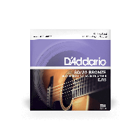 Струны для акустической гитары D`ADDARIO EJ13 80/20 BRONZE CUSTOM LIGHT (11-52)