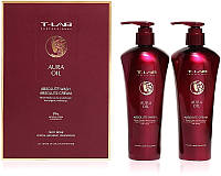 Набор для восстановления и питания волос T-Lab Professional Aura Oil Ritual 300/300 мл