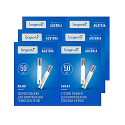 Тест-смужки Longevita Smart 50 шт. 6 паковань