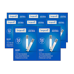 Тест-смужки Longevita Smart 50 шт. 8 паковань