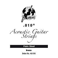 Струна для акустической гитары FRAMUS 48010 BRONZE - ACOUSTIC GUITAR SINGLE STRING, .010