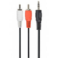 Кабель мультимедійний Jack 3.5mm тато/2RCA тато Cablexpert (CCA-458) ha