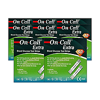 Тест-полоски On Call Extra (Он Колл Экстра) 50 шт. 8 упаковок