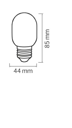 Лампа Світлодіодна "COMFORT" 2W E27 A45 (рожева), фото 3