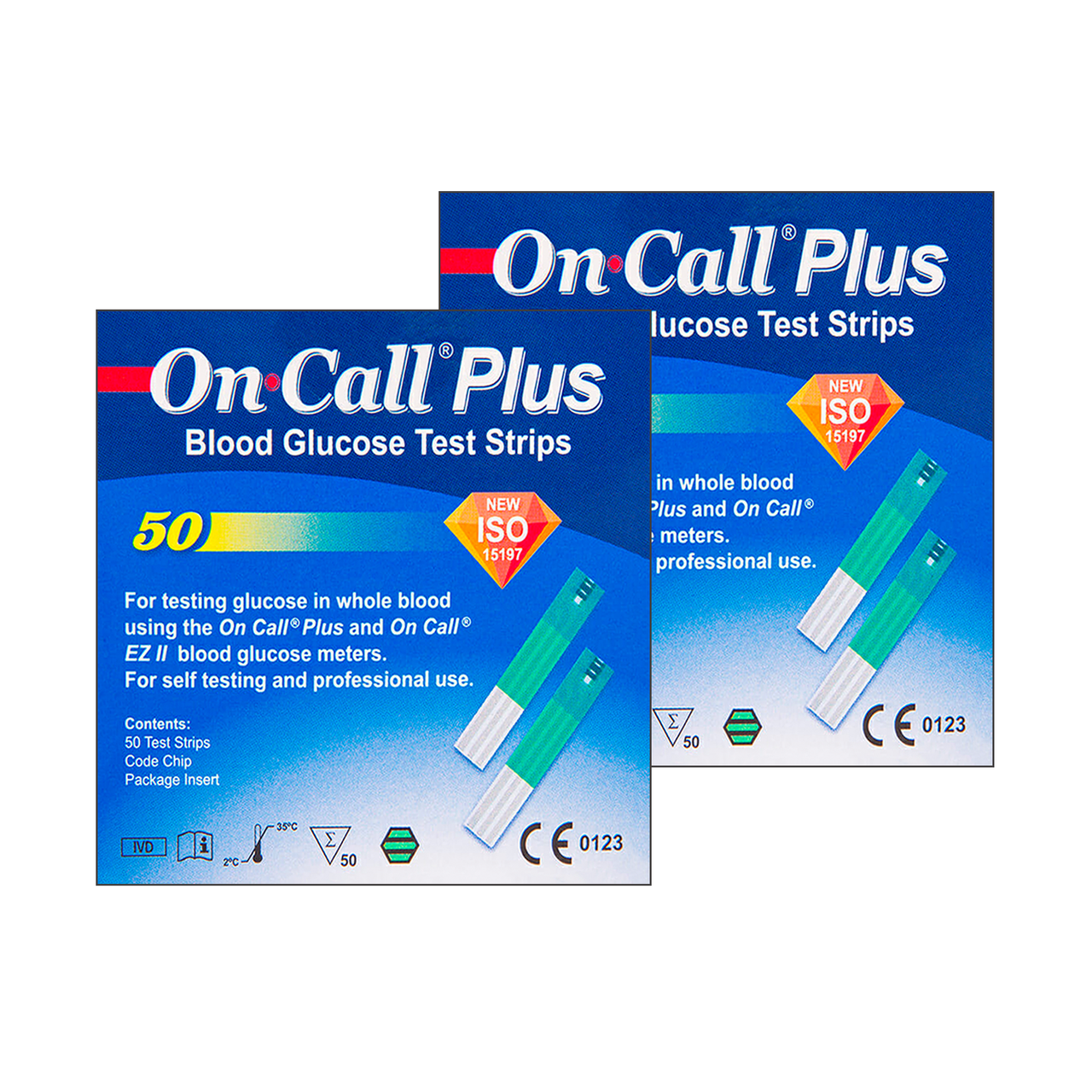 Тест-смужки On Call Plus 50 2 пачки