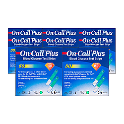 Тест-смужки On Call Plus 50 8 пачок
