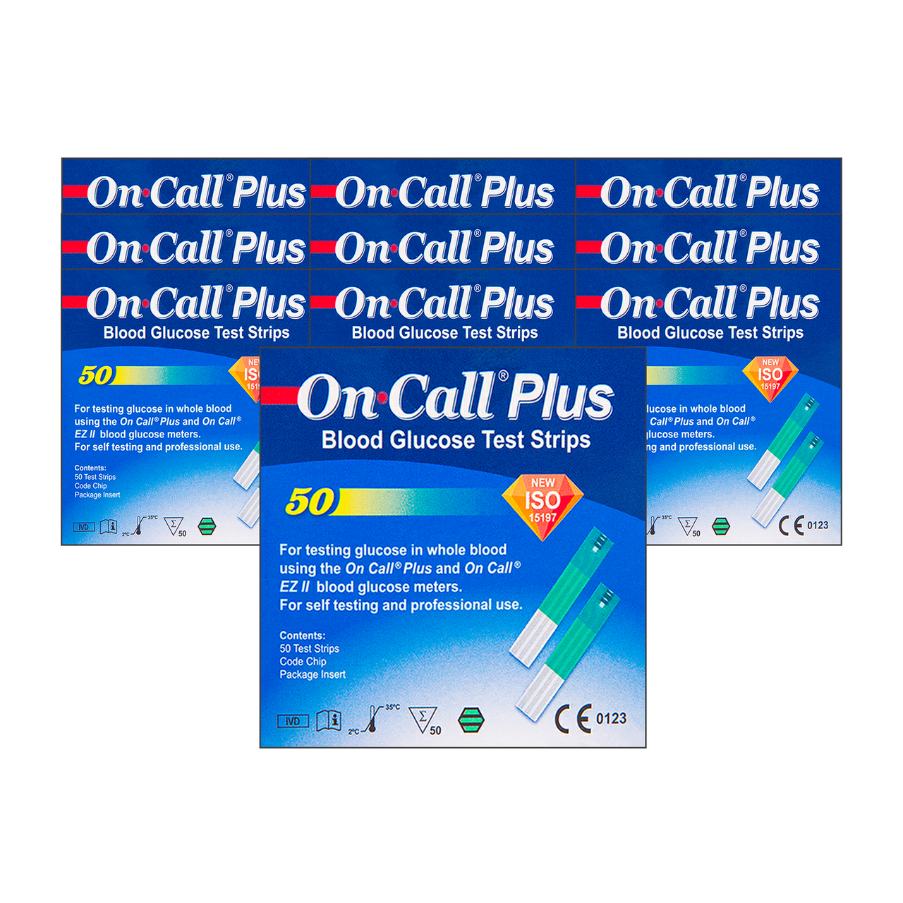 Тест-смужки On Call Plus 50 10 паковань