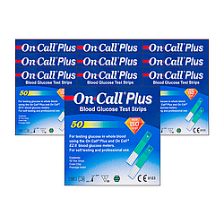 Тест-смужки On Call Plus 50 10 паковань