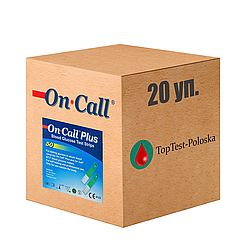 Тест-смужки On Call Plus 50 20 паковань
