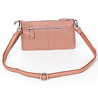 Сумка Женская Клатч кожа 8801-2 pink.Купити жіночі сумки гуртом і в роздріб із натуральної шкіри в Україні, фото 4