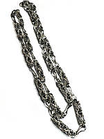 Массивные цепочки на шею для мужчин и женщин из серебра 925 пробы, Длинные серебряные цепи 55 см 30 г