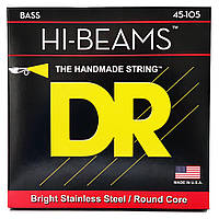 Струни для бас-гітари DR STRINGS HI-BEAM BASS - MEDIUM (45-105)