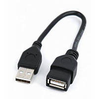 Дата кабель USB 2.0 AM/AF 0.15m Cablexpert (CCP-USB2-AMAF-0.15M) ha