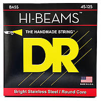 Струни для 5-струнної бас-гітари DR STRINGS HI-BEAM BASS - MEDIUM - 5-STRING (45-125)