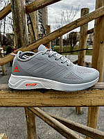 Кроссовки мужские Adidas Run CloudFoom light gray серые с белым SRV T3127-7