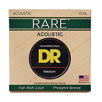 Струны для акустической гитары DR STRINGS RARE ACOUSTIC PHOSPHOR BRONZE - MEDIUM (13-56)