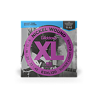 Струны для электрогитары D`ADDARIO ESXL120 XL NICKEL WOUND SUPER LIGHT DOUBLE BALL END (09-42)