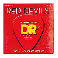 Струны для акустической гитары DR STRINGS RED DEVILS ACOUSTIC - LIGHT (12-54)