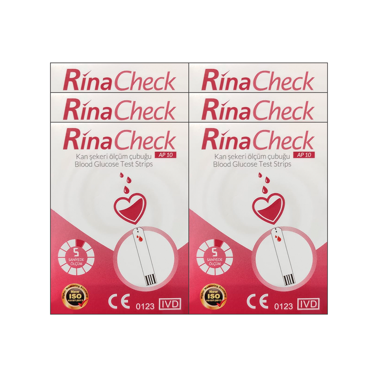 Тест-смужки Рина Чек (Rina Check) — 6 пачок