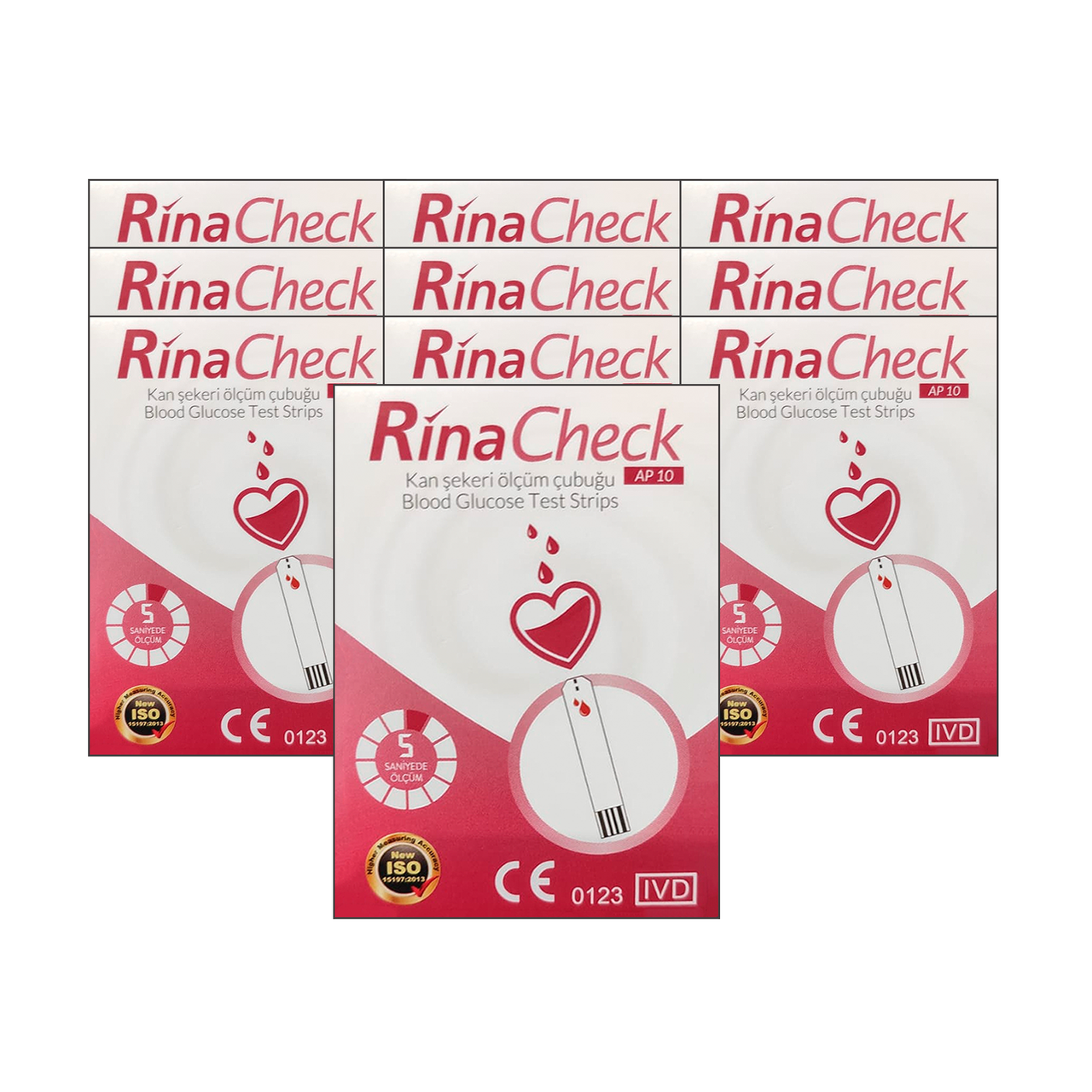 Тест-смужки Рина Чек (Rina Check) — 10 паковань