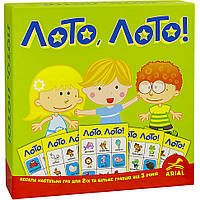 Детская настольная игра ЛОТО, ЛОТО! Arial 910374 на укр. языке dl