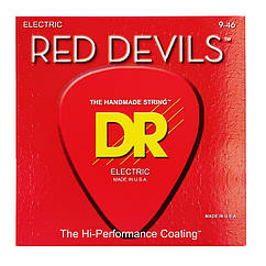 Струни для електрогітари DR STRINGS RED DEVILS ELECTRIC - LIGHT HEAVY (9-46)