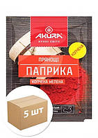 Паприка копченая молотая ТМ "Akura" 20г упаковка 5 шт