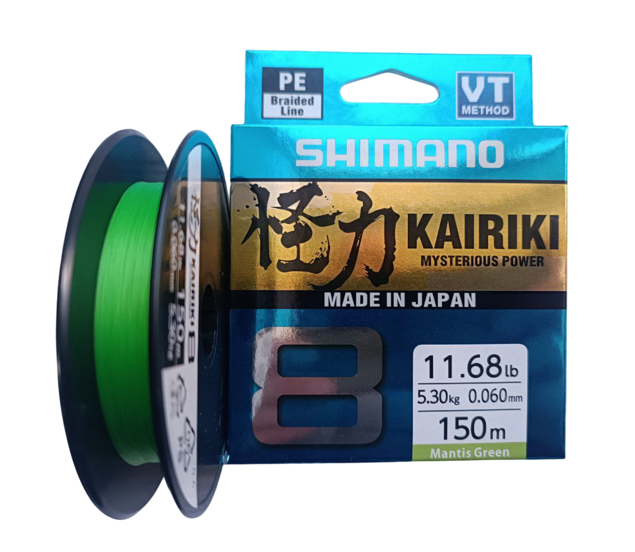 Шнур рибальський Kairiki X8 PE 0.06mm ( 5,3kg ) 150m