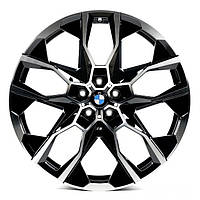 Литые диски Replicas BMW (B5592) R21 W9.5 PCD5x112 ET36 DIA66.6 (gloss black machined face)
