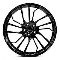 Литые диски Replicas Audi (A338) R21 W9 PCD5x112 ET30 DIA66.6 (gloss black)