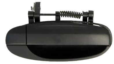 Ручка дверей кузова Chevrolet Aveo T200 SDN HB 02-08 права задня Fps чорна текстура, фото 1