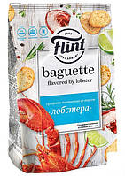 Сухарики пшеничные со вкусом "Лобстер" 100 г ТМ "Flint Baguette"