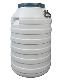 Бочка пластикової їжі висока бідон 80л широка горловина для молока і води