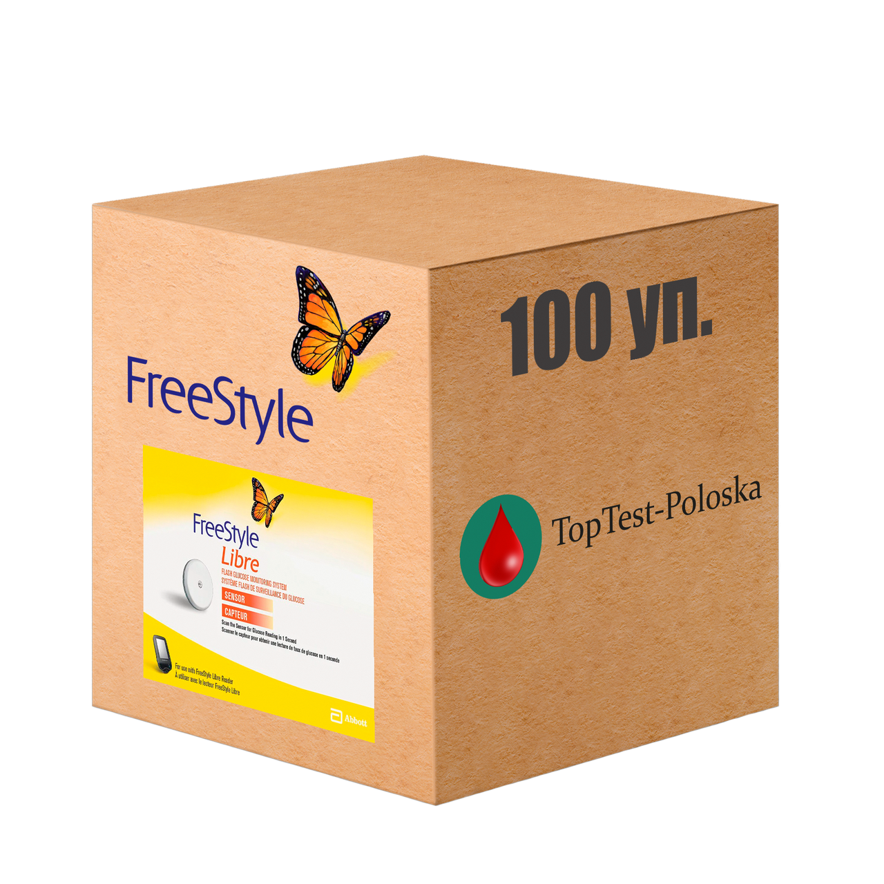 Датчик до ридера Freestyle Libre 1 (Сенсор ФріСтайл Лібре 1) 100 уп.