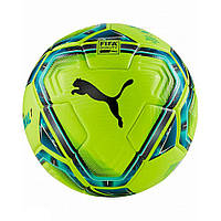 Мяч футбольный team FINAL 21.1 FIFA Quality Pro Ball Puma 083236-03 салатовый, черный, № 5, World-of-Toys