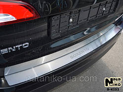 Накладка на задний бампер Kia Sorento II *2009-2012