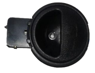 Ручка дверей салона Chevrolet Aveo T200 SDN HB 02-08 ліва передня=задня Fps чорна текстура, фото 1