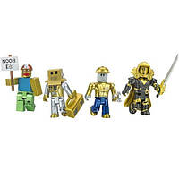 Игровая коллекционная фигурка Jazwares Four Figure Pack Roblox Icons - 15th Anniversary Gold Collector s Set