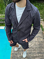 Класичний літній чоловічий костюм піджак шорти TOPlife