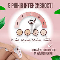 Фотоепілятор IPL Hair Removal Device з ручкою White (BZ-0721), фото 3