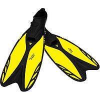 Ласты VAPOR Aqua Speed 724-38-44-45 желтый, черный, размер 44-45, Toyman