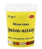 Шпаклівка Ірком-колор IР-23 полісандр (0,7 кг)(уп-12 шт)