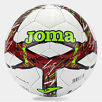 Мяч футбольный DALIII Joma 401412.206 белый, красный, салатовый № 5, Toyman
