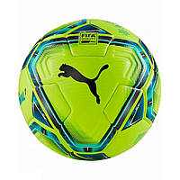 Мяч футбольный team FINAL 21.1 FIFA Quality Pro Ball Puma 083236-03 салатовый, черный, № 5, Toyman
