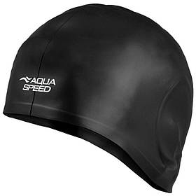 Шапка для плавання EAR CAP VOLUME Aqua Speed 284-07 чорний, OSFM, Toyman