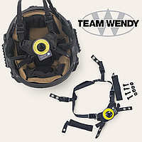 Подвесная система для шлема, каски. Team Wendy. Подвес для шлема FAST, MICH и других. Цвет Black чёрный.